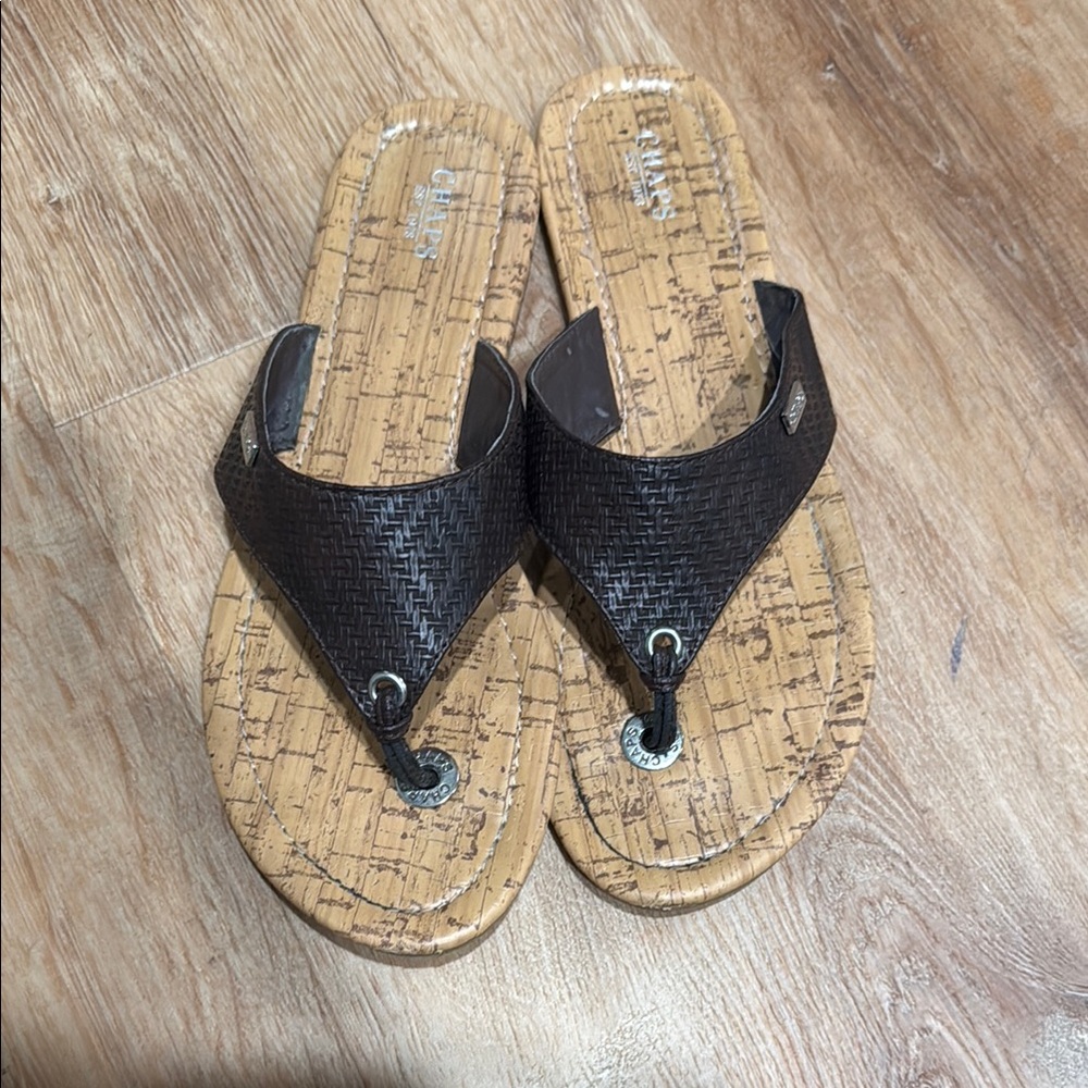 Brown Flip flop Sandals | Size 7 - 8